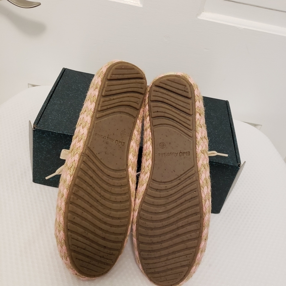 NWB Emu Australia Agonis Mix "Pale Pink/Rose Pale Sneaker Flats Size 9 - Picture 5 of 11